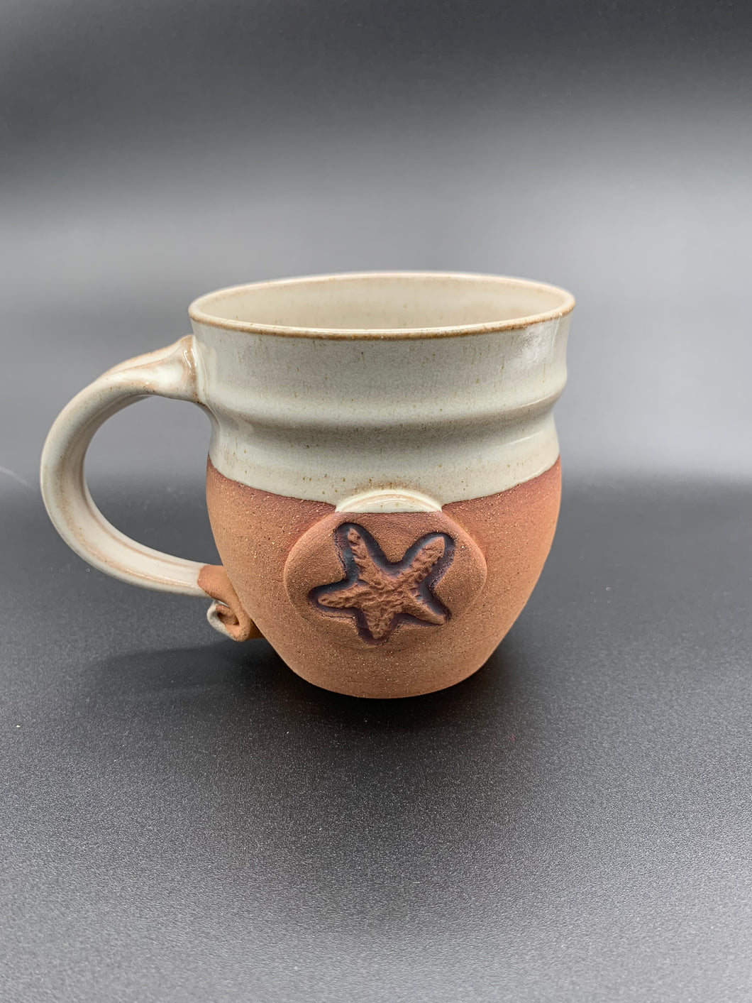 Starfish mug - slow and steady with the tides.