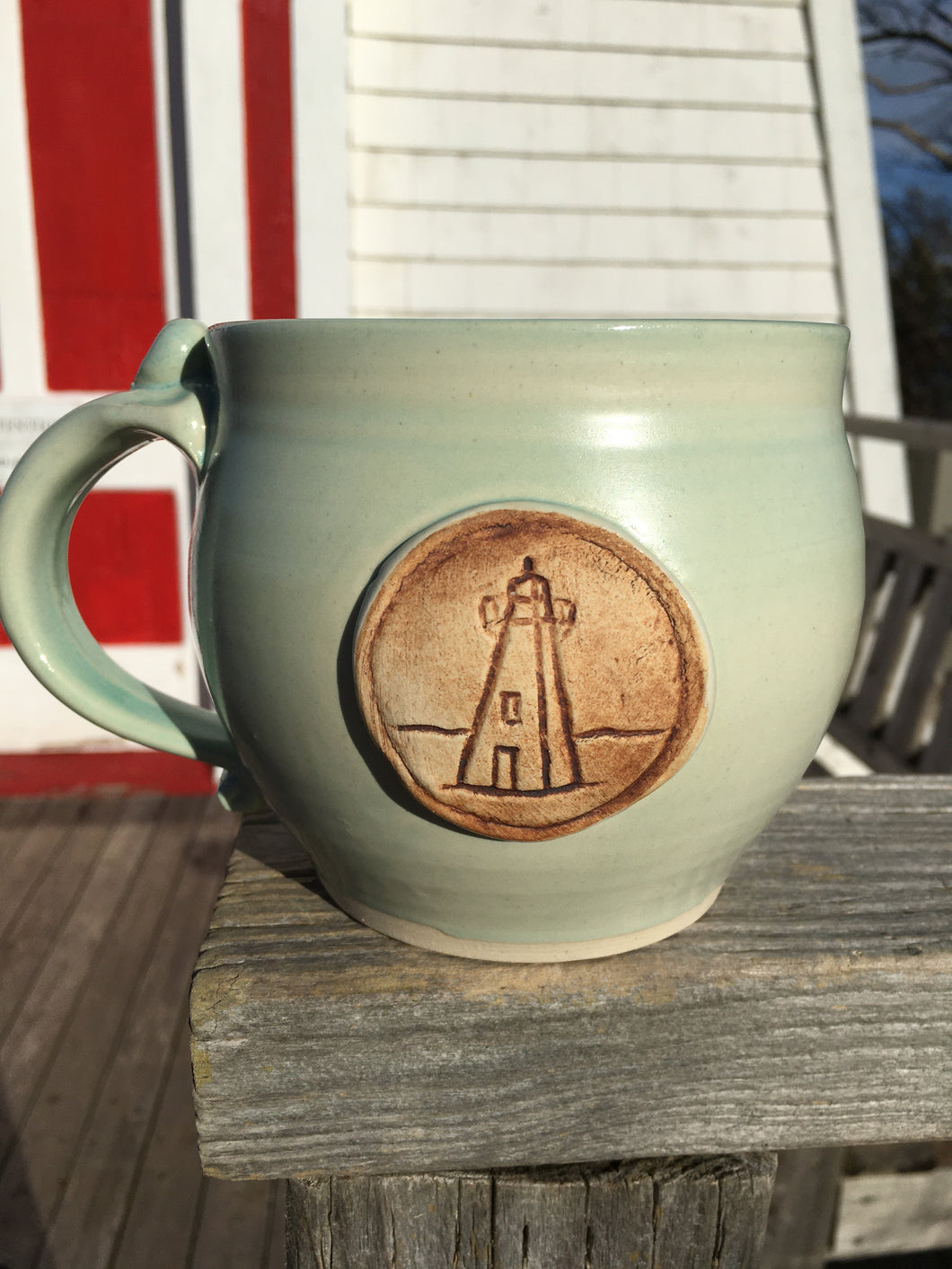 Lighthouse soup mug